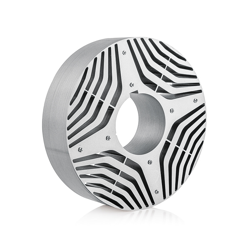 Stator de moteur d'entraînement industriel et noyaux de rotor