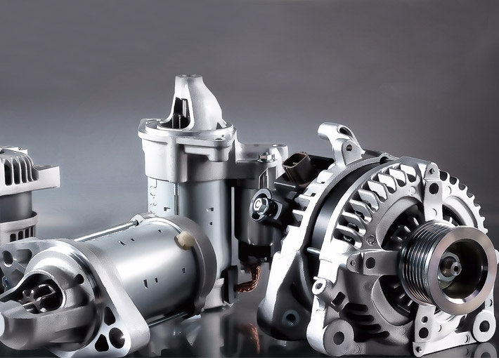 Stator de petit moteur automobile et noyau de rotor